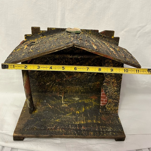 Vintage Nativity Made In Germany Some Figures in Italy, some unmarked 18 pieces - Picture 11 of 14